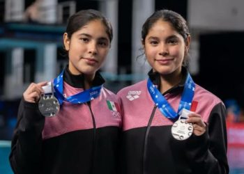 Lía y Mía Cueva ganan la primera medalla para México en Mundial de Clavados