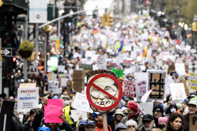 protestas contra Trump y Musk