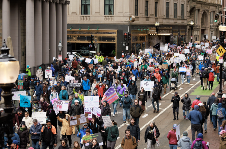 protestas contra Trump y Musk