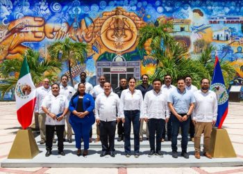 Playa del Carmen fortalece lazos internacionales: Estefanía Mercado recibe al alcalde de Belmopán, Belice, y comparte avances de transformación turística y de seguridad
