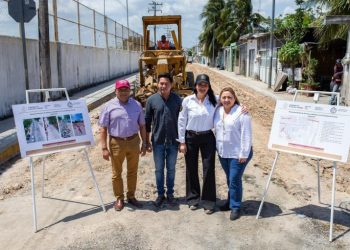 Puerto Aventuras recibe la inversión más grande en pavimentación de su historia, gracias al gobierno de Estefanía Mercado