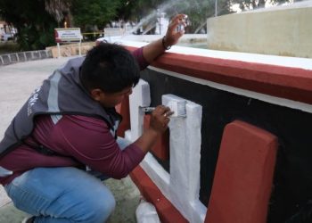 Supervisa Mara Lezama recuperación del brillo en el Parque de Los Caimanes, sitio emblemático de Chetumal