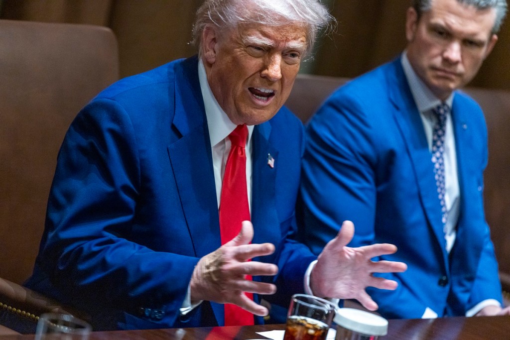 El presidente de Estados Unidos, Donald Trump, quien lanzó una nueva amenaza a México (Foto de EFE)