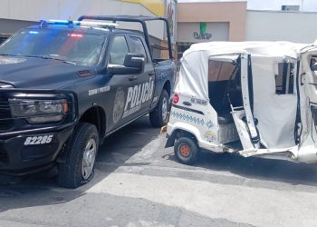 accidente mototaxi Playa del Carmen