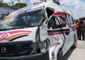 accidente de transporte público cancún