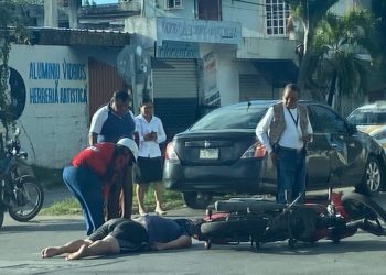 accidente en Chetumal, choque en Chetumal