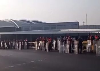 «Operativo de seguridad en AICM por protesta de CNTE podría afectar vuelos»