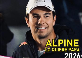 CHECO PERES Y COLAPINTO EN UN EQUIPO DE F1