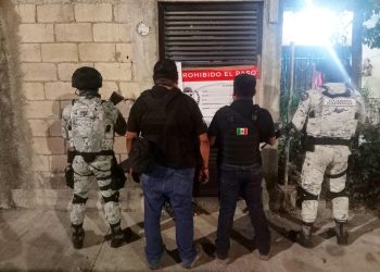 «Cateo en Playa del Carmen: FGE y Guardia Nacional aseguran drogas en operativo conjunto»