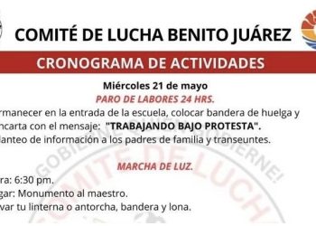 maestros de cancún, paro de maestros en cancún