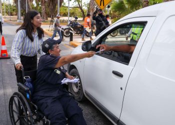 inclusión vial en Cancún