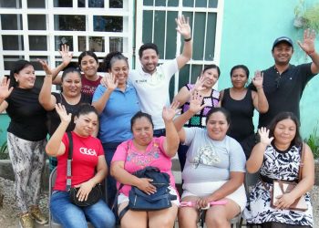 Renán Sánchez Tajonar continúa fortaleciendo a la Familia Verde en Playa del Carmen