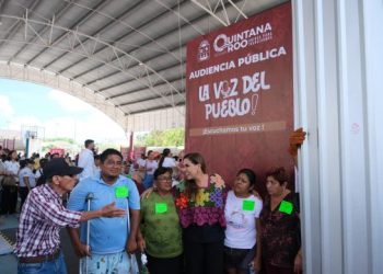 A través de la audiencia pública La Voz del Pueblo, Mara Lezama transforma la vida a 680 personas en Isla Mujeres