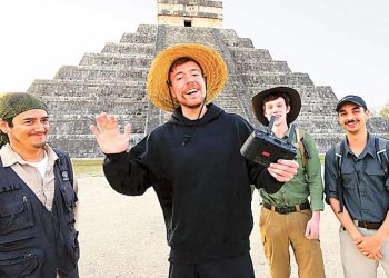 Claudia Sheinbaum dice que “MrBeast” tenía permisos para grabar en zonas arqueológicas