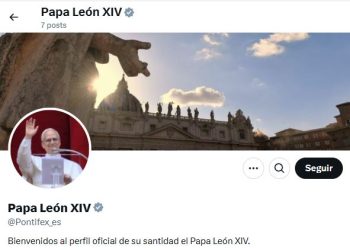 El papa León XIV activa su cuenta oficial en la red social “X”: @Pontifex