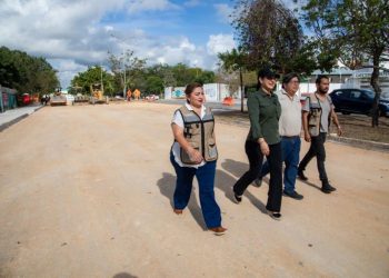 Estefanía Mercado impulsa repavimentación de la Avenida 115; más movilidad, seguridad y bienestar para 72 mil habitantes de Playa del Carmen