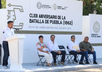 Gobierno de Playa del Carmen conmemora el CLXIII Aniversario de la Batalla de Puebla