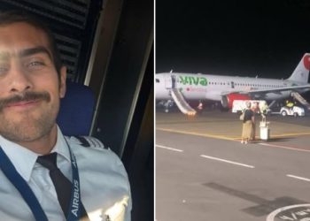 piloto en vuelo de emergencia