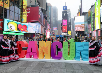 Promoción de Cancún brilla en Times Square y conquista Nueva York