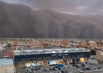 Tormenta de arena sorprende en Arabia Saudita y deja escenas apocalípticas