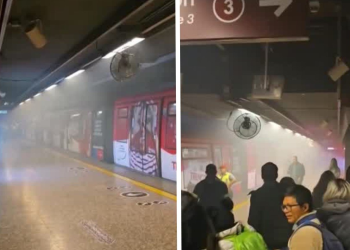 VIDEO:Estallido en el Metro de Santiago causa evacuaciones y caos en la Línea 1
