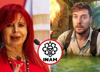INAH demandará a MrBeast por vídeo en ruinas mayas; gobernadora de Campeche lo defiende