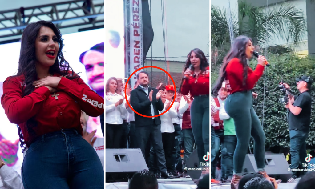 Karen Pérez, candidata de Morena en Papasquiaro, Durango, arrancó su campaña con hijo de AMLO, descubre quién es y por qué causó polémica