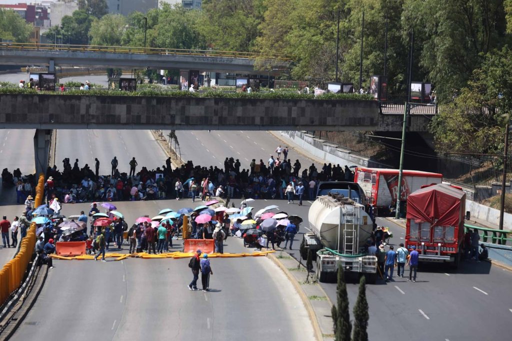 Protesta de maestros