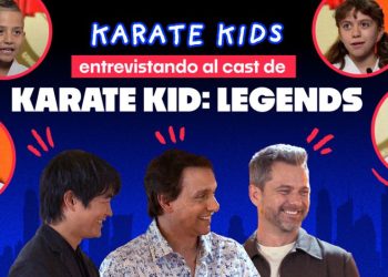 Niños karatekas entrevistan a Ralph Macchio y el elenco de Karate Kid: Leyendas