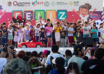 ¡Playa del Carmen se llena de sonrisas! Mara Lezama y Estefanía Mercado celebran a lo grande el Día de la Niñez