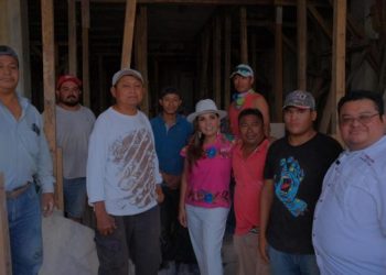 Reconoce Mara Lezama que trabajadores de la construcción alzan la grandeza de Quintana Roo y el país