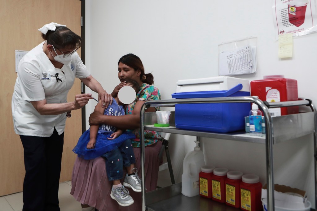 Contagios de sarampión en México