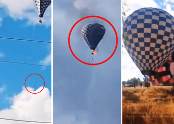 Tragedia en globo aerostático; se lanza por incendio VÍDEO