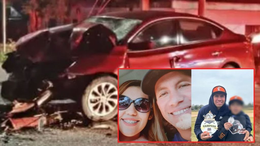 Tragedia para mujer de Nuevo León; su esposo e hijo de 12 años mueren en pleno Día de las Madres en accidente vial