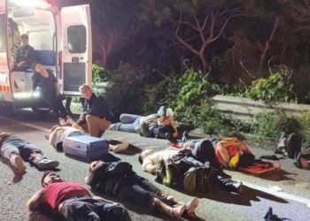 Accidente en ADO deja varios heridos