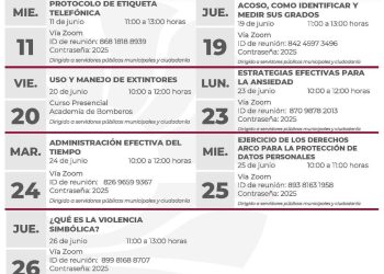 Gobierno de Benito Juárez, cursos gratuitos Cancún