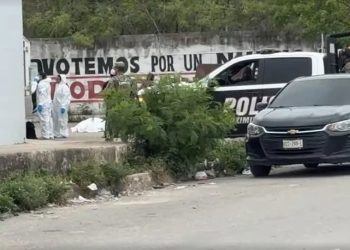 hallazgo cuerpo descuartizado Cancún, descuartizado Villas Otoch, cuerpo en bolsa negra Cancún,
