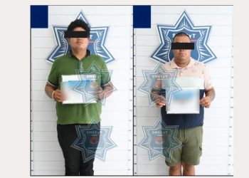 «Capturan a dos sujetos por el delito de extorsión en Cancún»