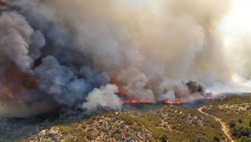 Incendio, baja california