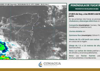 se acercan fuertes lluvias