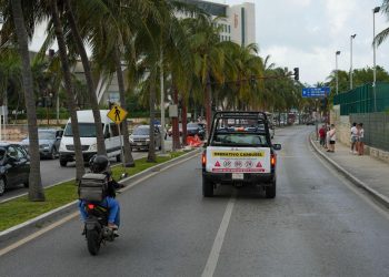 operativo Carrusel Cancún, seguridad vial Cancún, Policía Turística Cancún,