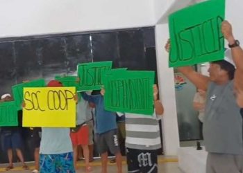 protesta de lancheros, lancheros Puerto Juárez, cooperativa clausurada,