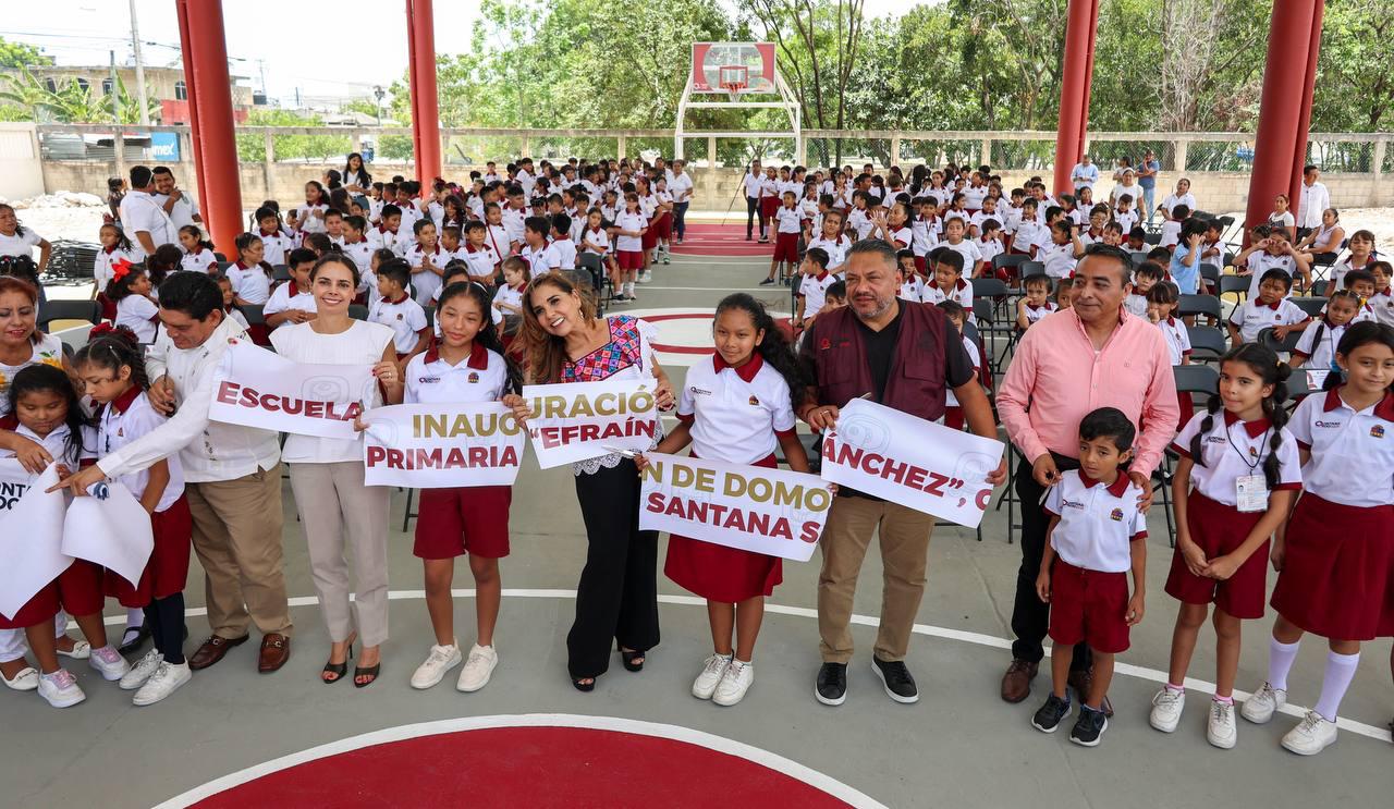 domos escolares Cancún, Ana Paty Peralta domos, Mara Lezama escuelas