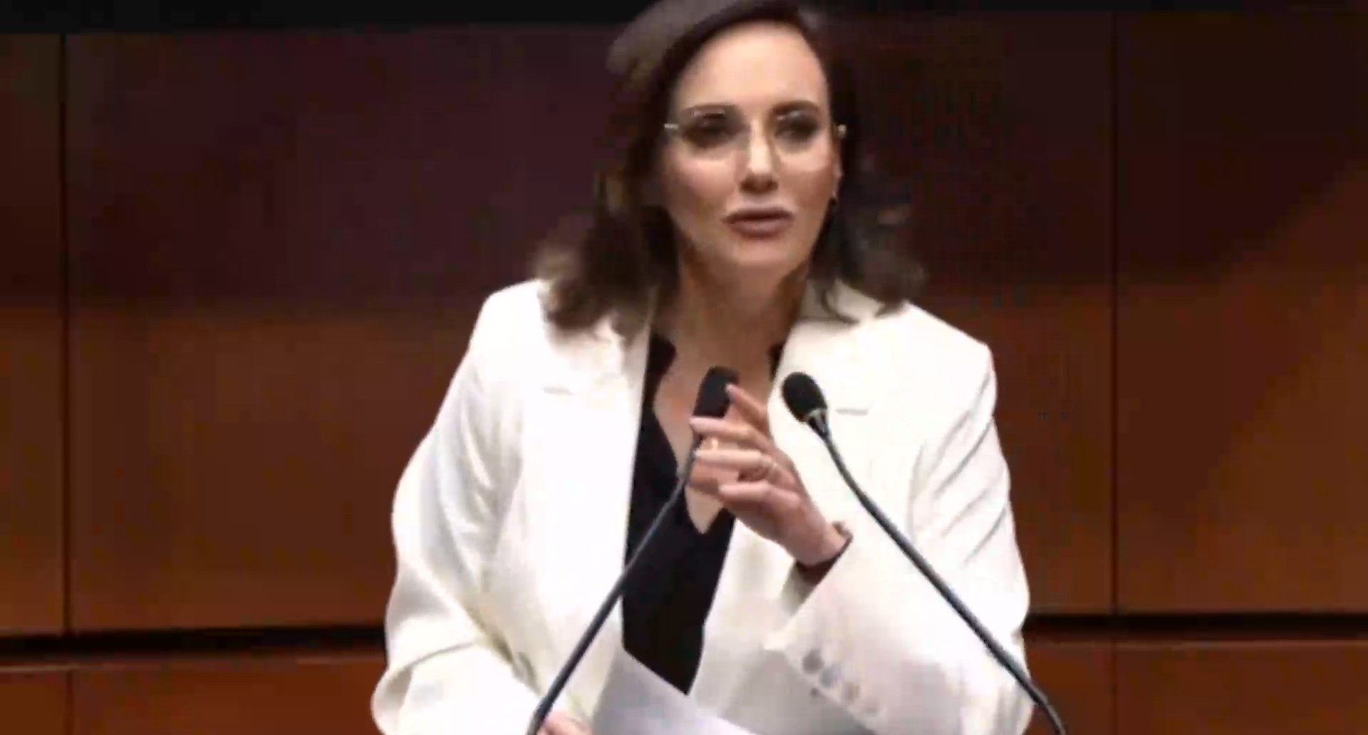 Lilly Téllez Senado, acusaciones 4T, Alfonso Romo lavado dinero, debate Senado México, reforma Ley Competencia Económica, acusación narcotráfico 4T
