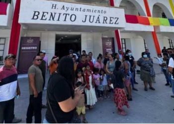 Cuna Maya Cancún, certeza jurídica predios, protesta Cuna Maya,