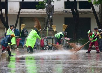 Activan la alerta amarilla en 11 alcaldías de CDMX por lluvias fuertes