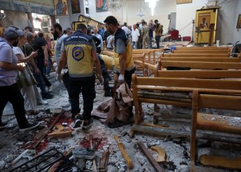 Al menos 13 muertos en un atentado suicida en una iglesia ortodoxa de Damasco