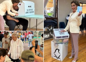 “Ayudan” a votar a hijo de AMLO y Beatriz Gutiérrez Müller en elección judicial 2025