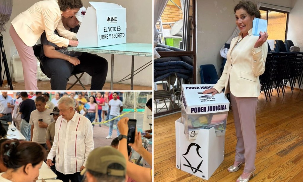 “Ayudan” a votar a hijo de AMLO y Beatriz Gutiérrez Müller en la elección del Poder Judicial 2025, y acusan delito electoral porque el voto es libre y secreto