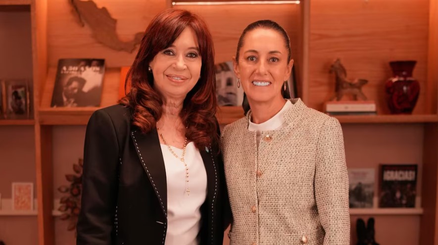 Claudia Sheinbaum se solidariza con Cristina Fernández, condenada a prisión